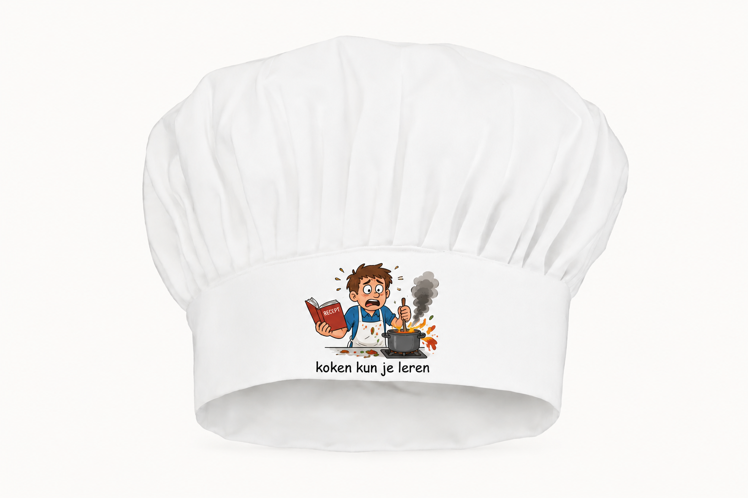 Muts a la Chef bedrukken - Afbeelding 2