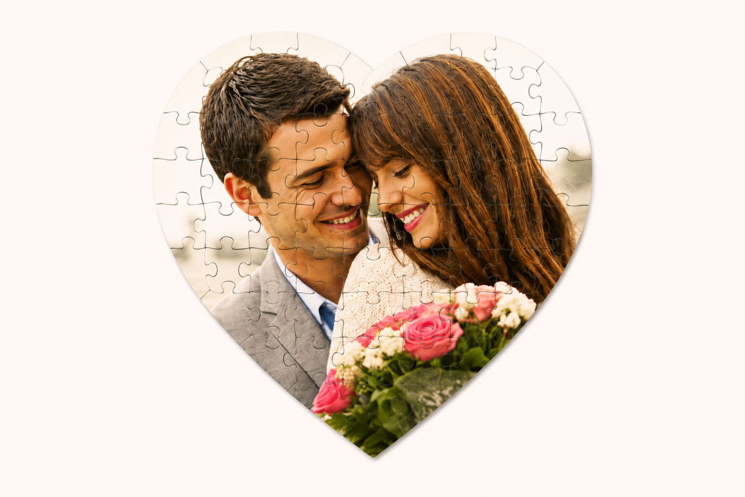 Productfoto Puzzel hart – 114 stukjes