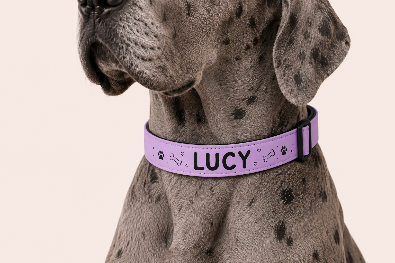 Productfoto Grote halsband bedrukken