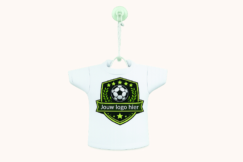 Mini t-shirt met zuignap en hanger