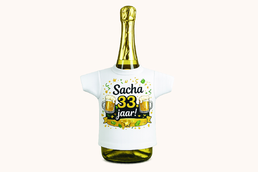 Mini t-shirt met zuignap en hanger - Afbeelding 2