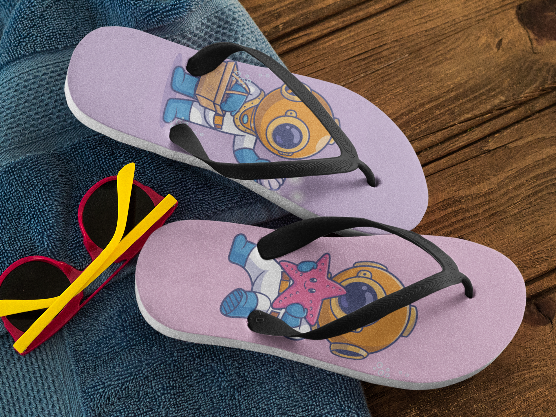 Productfoto Slippers bedrukken – Kids