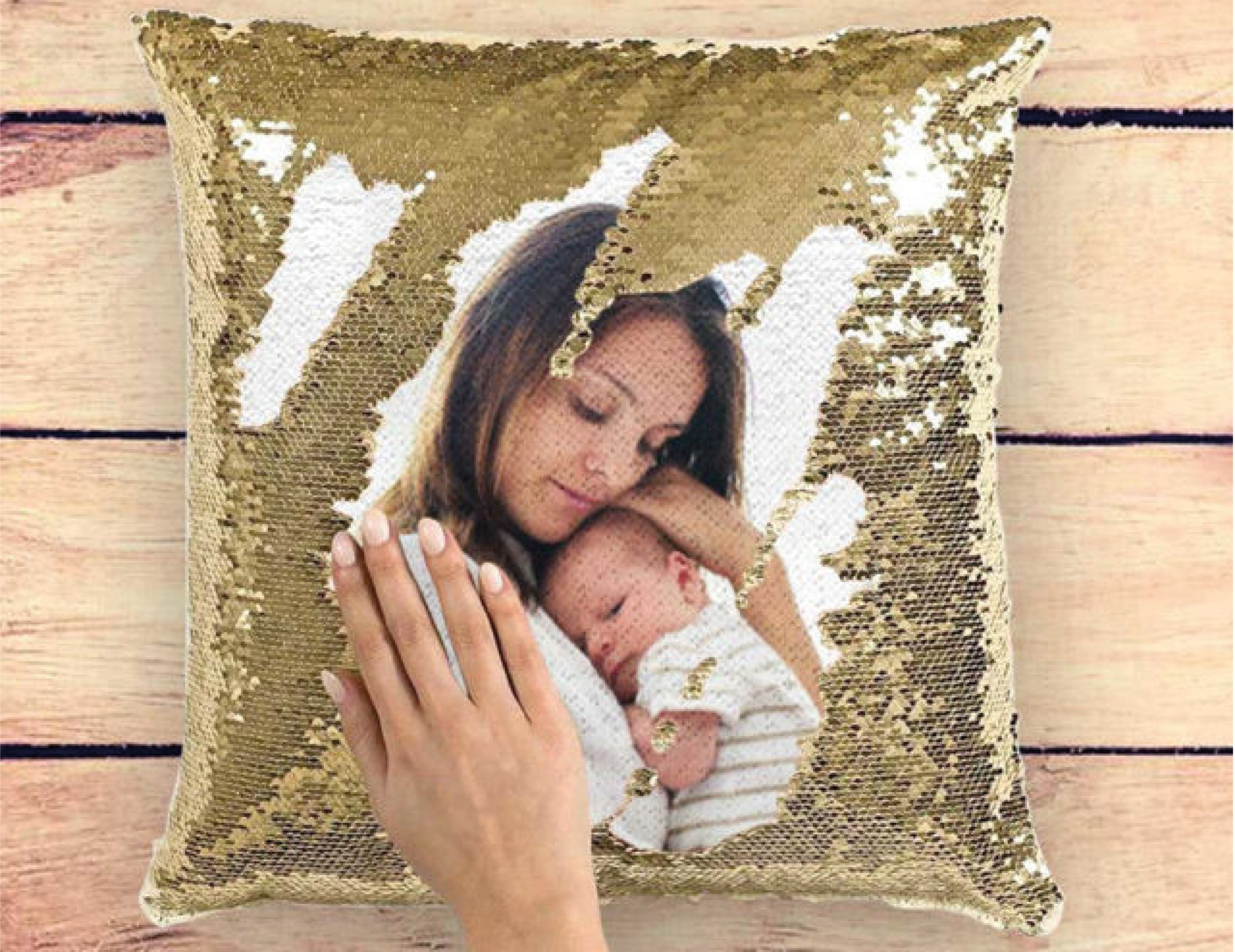 Productfoto Magisch kussen bedrukken