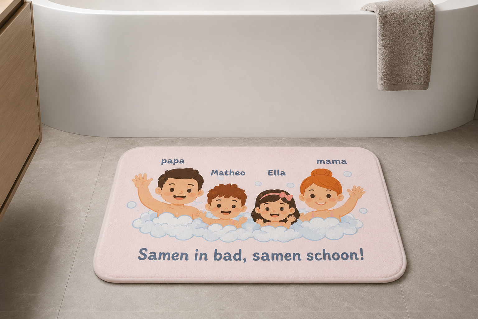 Productfoto Douchemat bedrukken