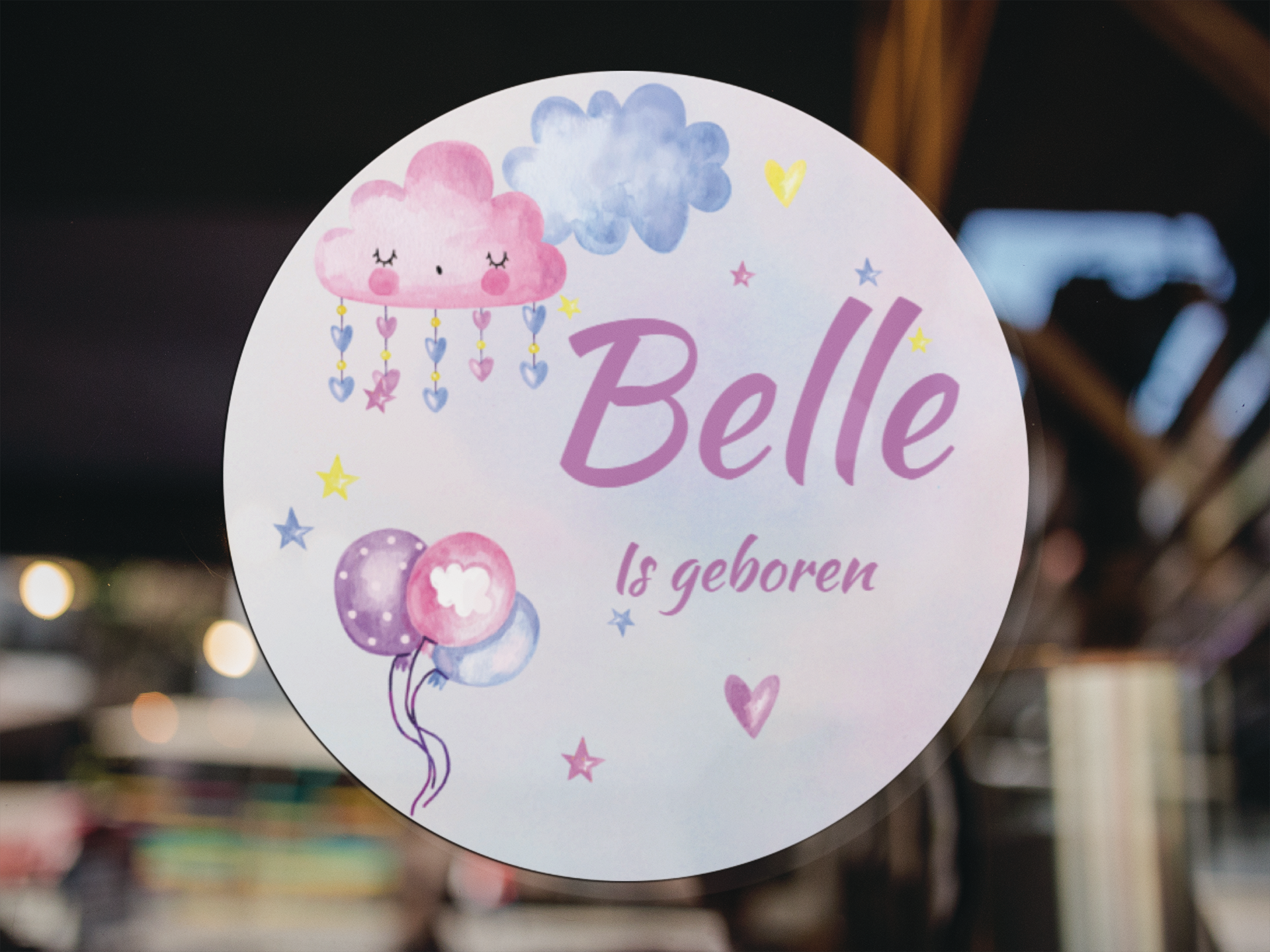 Raamsticker Geboorte - Afbeelding 11