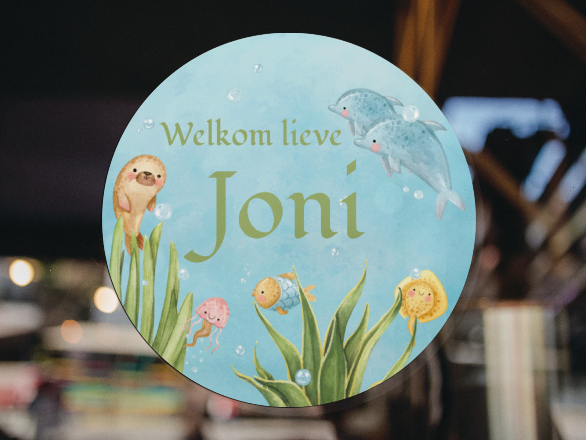 Raamsticker Geboorte - Afbeelding 4